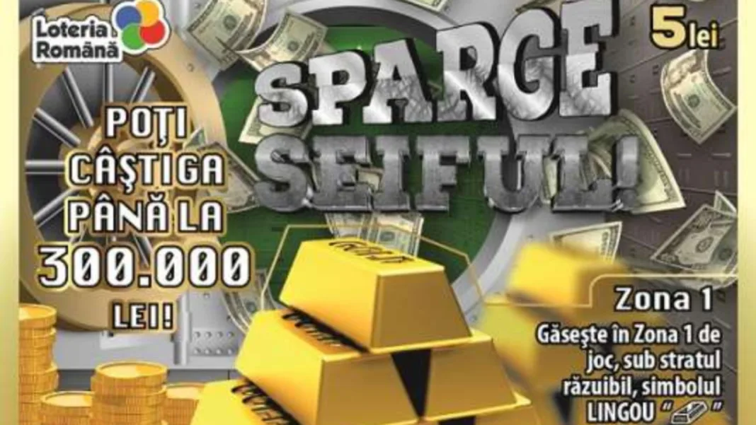 Sparge Seiful, lozul răzuibil lansat de Loteria Română
