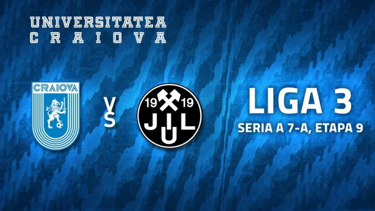 Liga 3 | „Ploaie“ de goluri în Universitatea II Craiova – Jiul Petroșani (VIDEO)