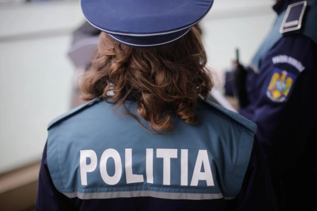 Polițistă bătută de un bărbat care a amenințat-o că o împușcă în cap