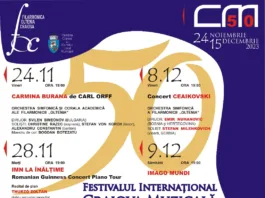 Festivalul "Craiova Muzicală": Ediție aniversară. 50 de ani de virtuozitate și pasiune