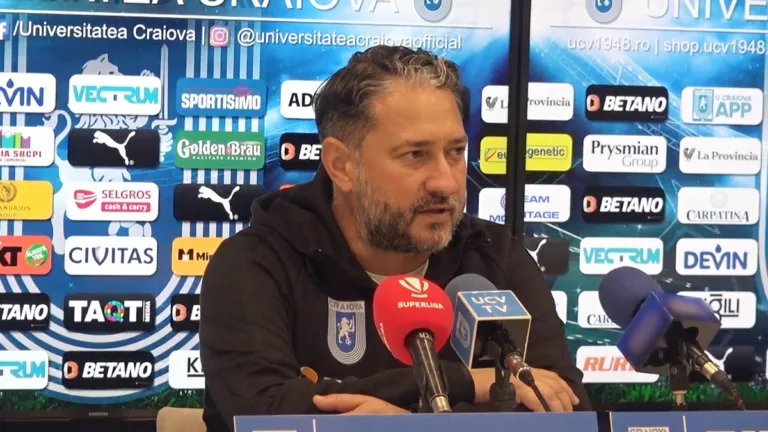 Universitatea Craiova – FCU 1-1 / Dragoş Bon: „Este o dezamăgire foarte mare” (VIDEO)