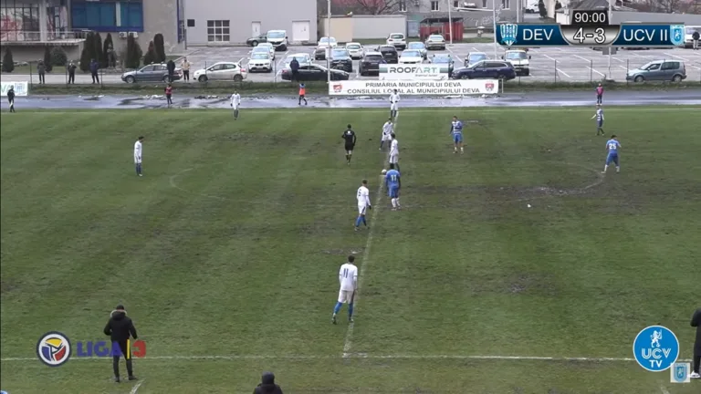 Liga 3 | „Ploaie“ de goluri în CSM Deva – Universitatea II Craiova (VIDEO)