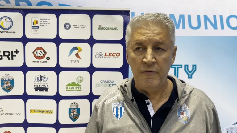 Volei (m) / Dan Pascu, demoralizat după eşecul cu Dinamo. Moculescu, mândru de elevii săi