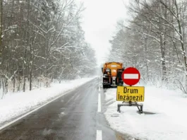 A venit iarna: mai multe drumuri naționale au fost închise