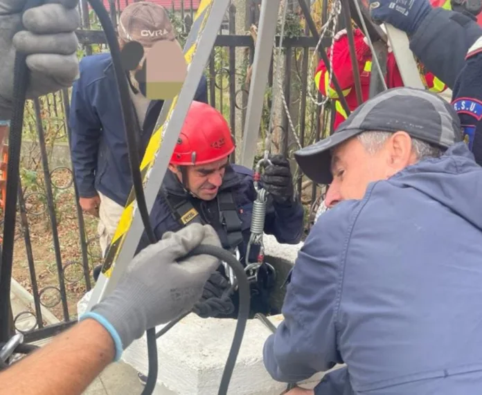 fantana Femeie scoasă în viață dintr-o fântână adâncă de 10 metri