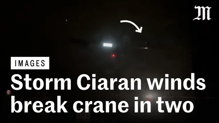 (VIDEO) Furtuna Ciaran a lovit nordul Europei