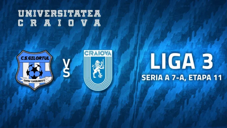 Liga 3 | Universitatea II Craiova a capotat la Cărbunești (VIDEO)