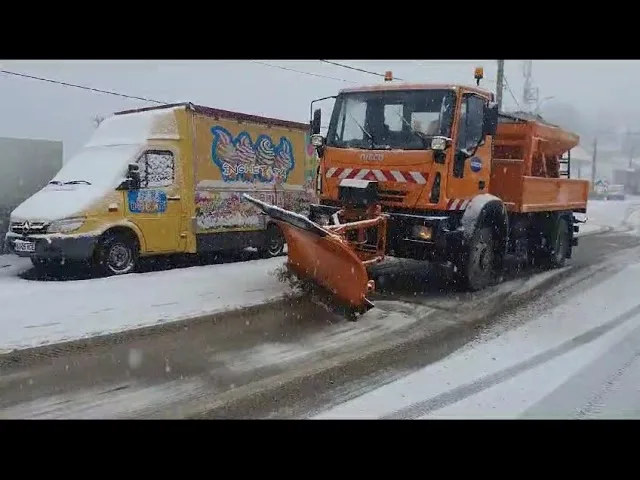 (VIDEO) Ninge în zonele montane din Gorj