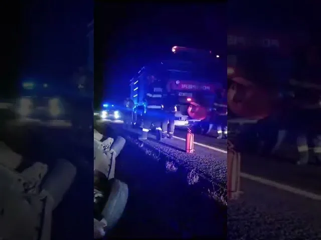 (VIDEO) Mehedinți: Două victime după ce un autoturism s-a răsturnat la Ciochiuța