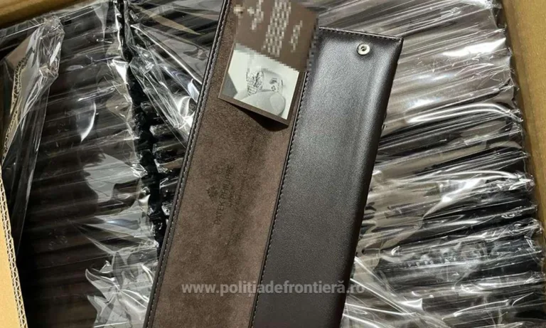 10.000 de casete din piele pentru ceasuri de lux pentru casre există suspiciunea contrafacerii
