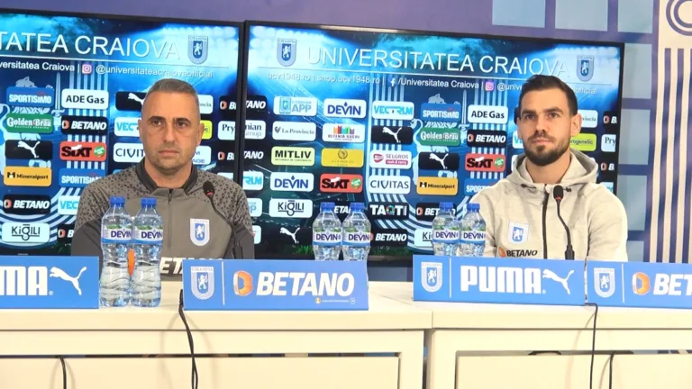„U“ Craiova – Poli Iaşi | Ivaylo Petev şi Elvir Koljic promit victoria (VIDEO)