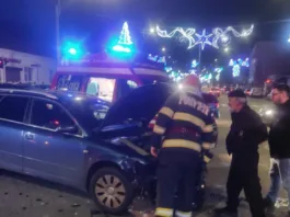 La intersecția bulevardului Tudor Vladimirescu cu strada Cicero s-a produs un accident rutier