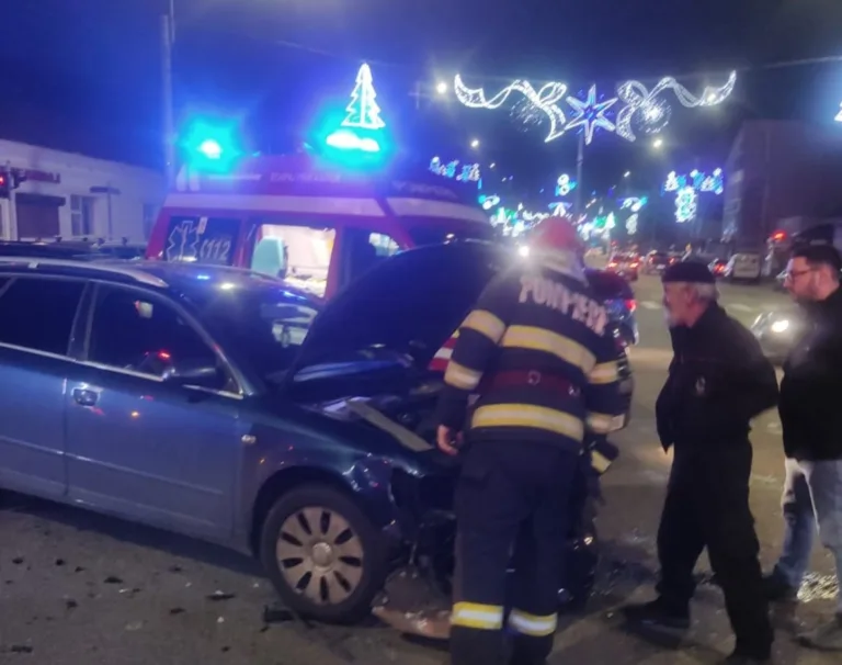 La intersecția bulevardului Tudor Vladimirescu cu strada Cicero s-a produs un accident rutier