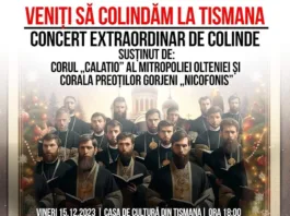 Concert de colinde al Mitropoliei Olteniei la Tismana