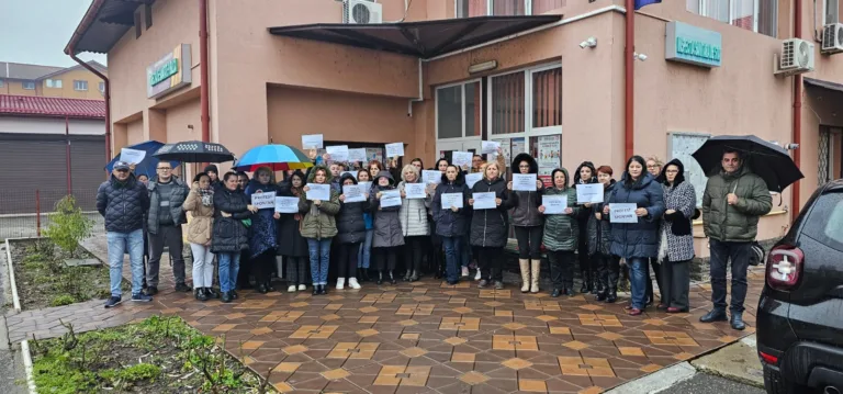 Protest spontan la DSP Gorj