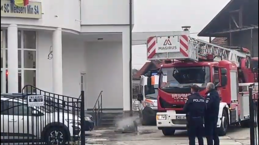 Incendiu la Medservmin Târgu Jiu, prestatorul de servicii al CEO