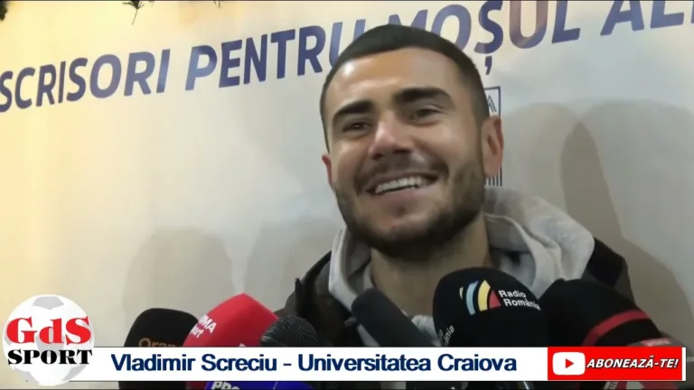 Moș Crăciun a venit cu daruri la juniorii Universității Craiova (VIDEO)