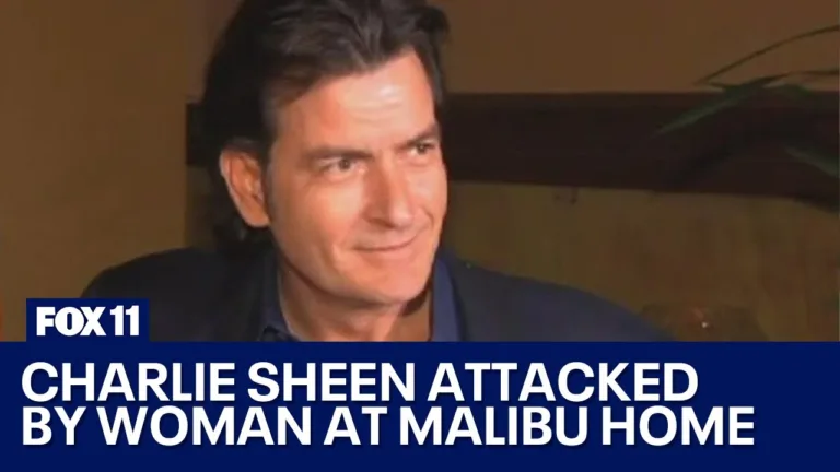 Actorul Charlie Sheen, atacat acasă de o vecină
