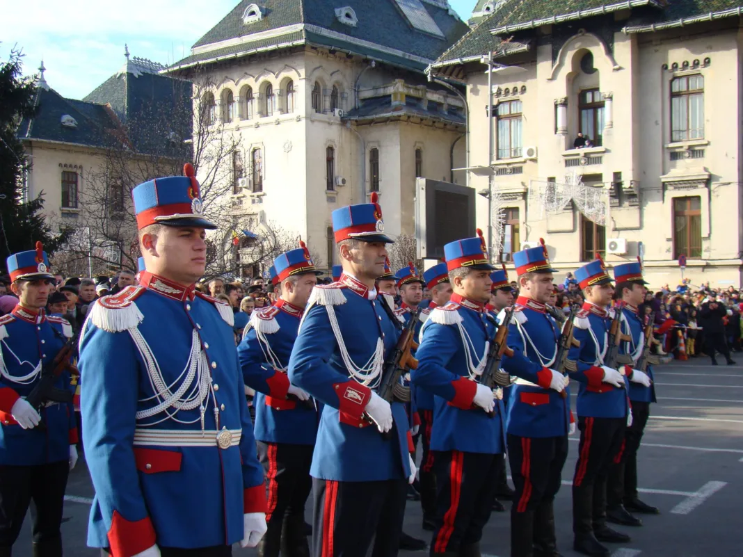 Jandarmii la datorie cu ocazia sărbătoririi Zilei Unirii Principatelor Române