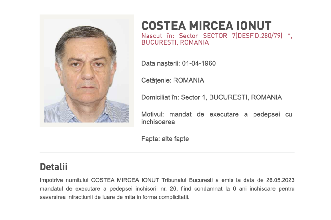 Fostul preşedinte Eximbank, Ionuţ Costea, cumnatul lui Mircea Geoană, a fost localizat în Turcia