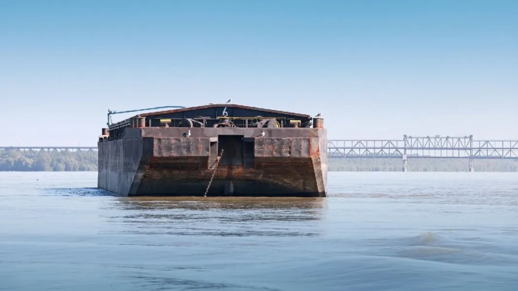 O barjă cu 1.000 tone de azot s-a scufundat în Dunăre