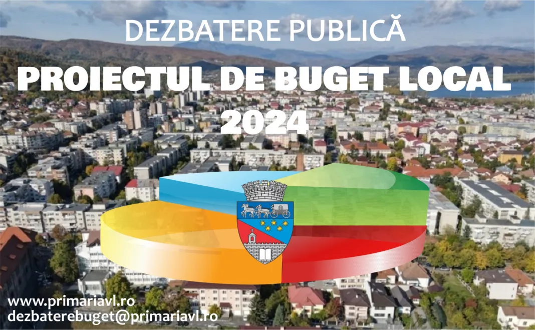 Primăria Râmnicu Vâlcea a pus în dezbatere publică proiectul de buget local pentru 2024