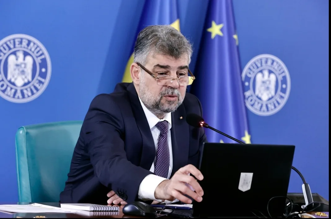 Marcel Ciolacu se întâlneşte la Guvern cu reprezentanţii transportatorilor şi fermierilor