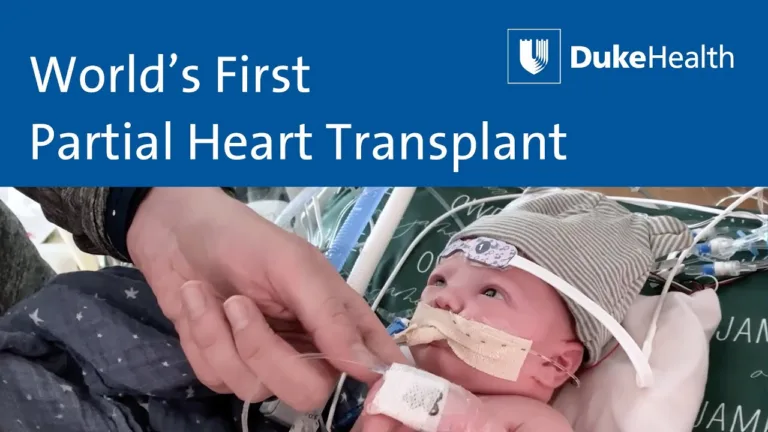 (VIDEO) Primul transplant parţial de inimă la un bebeluş
