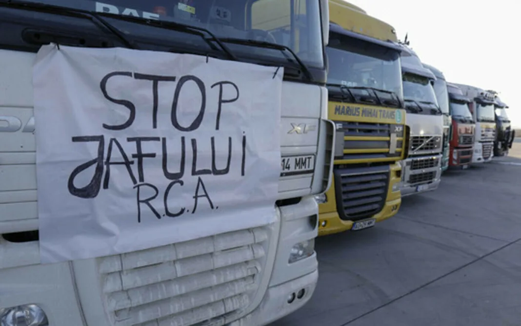 A început prima zi de proteste ale transportatorilor în Capitală