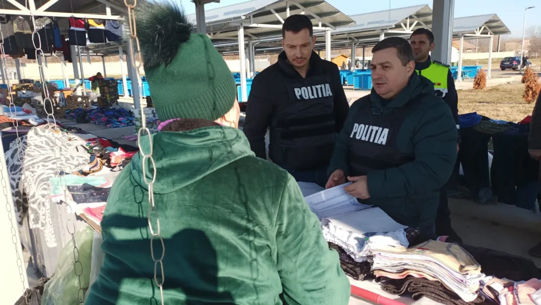 Târgurile săptămânale, verificate de polițiștii mehedințeni