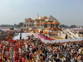 Deschiderea unui vast templu hindus în India