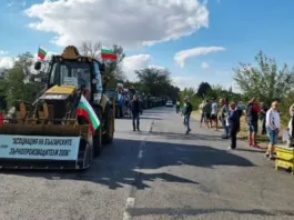 Fermierii bulgari protestează la punctele de frontieră