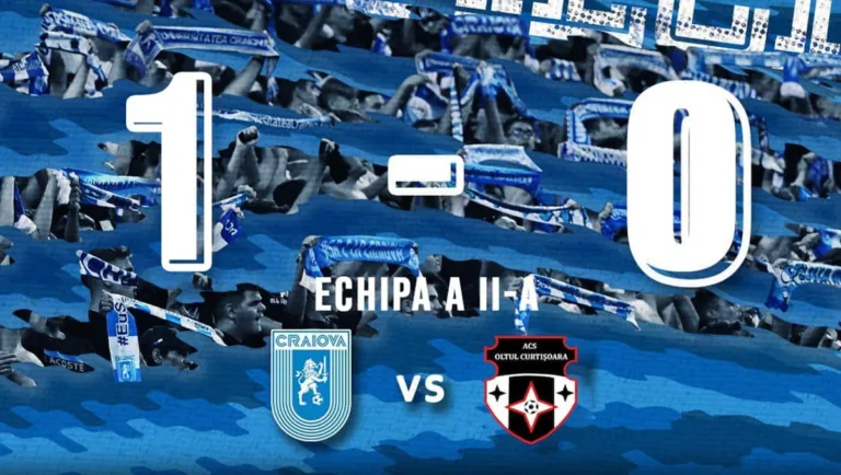Amical | Universitatea II Craiova s-a impus în fața Oltului Curtișoara