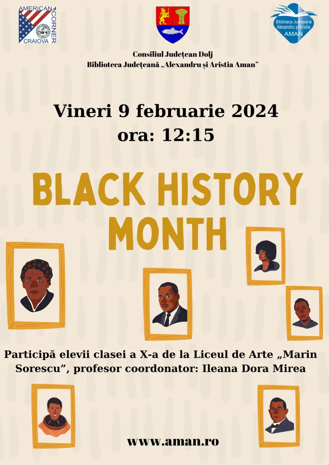 Activitatea „Black History Month” la „Aman“