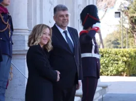 Marcel Ciolacu s-a întâlnit cu Giorgia Meloni la sediul guvernului Italiei