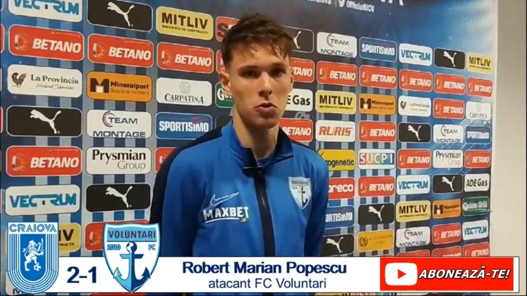 Robert Marian Popescu: „Mi-aș dori să joc la Craiova“