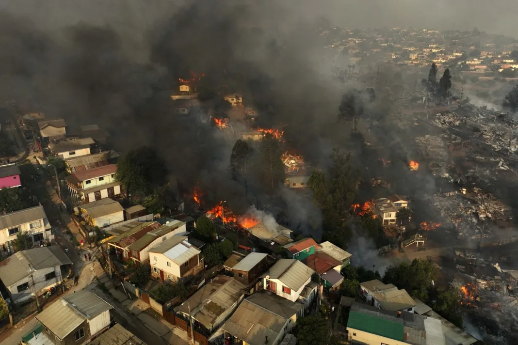 Bilanțul morților în incendiile de pădure din Chile a crescut la 112