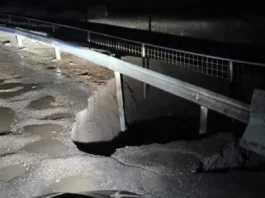 Podul provizoriu de la Milişăuţi s-a surpat din cauza creșterii nivelului apei