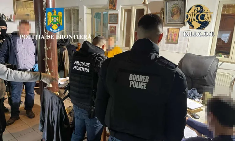 Grupare specializată în trafic de migranți, destructurată