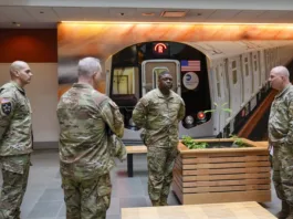 Garda Națională, de pază la metroul din New York