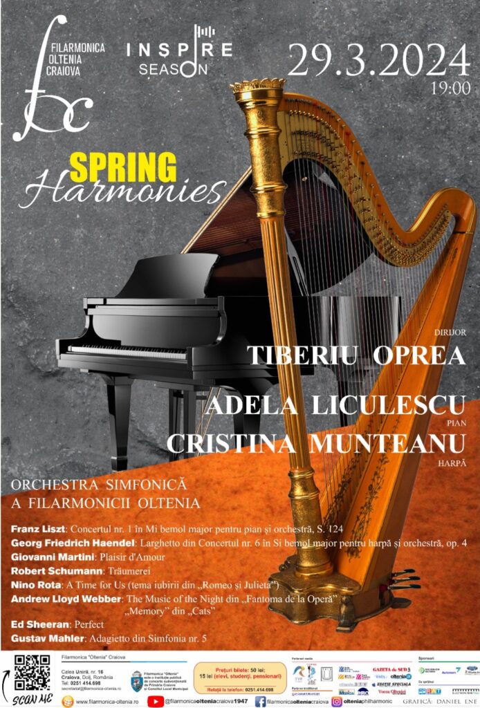 Spring Harmonies la Filarmonica Oltenia Craiova