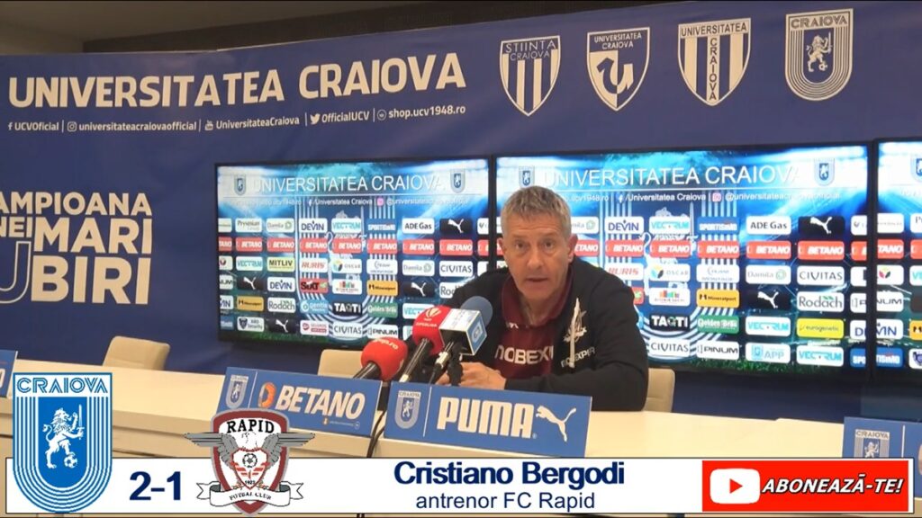Cristiano Bergodi, după înfrângerea din Bănie: „O frustrare mare!“