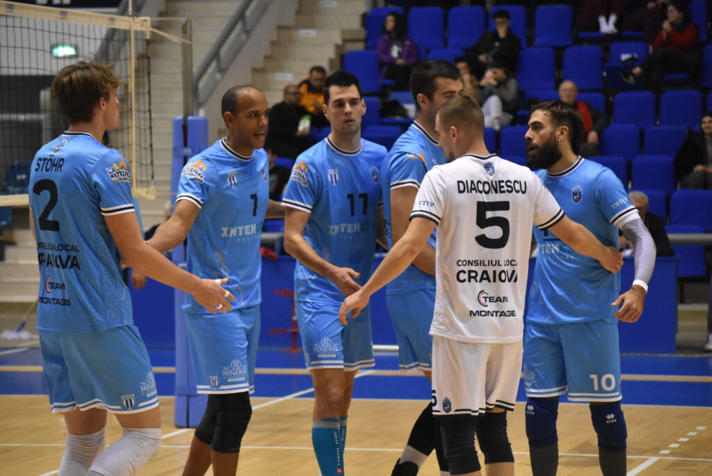 Volei (m) / Eșec dramatic cu Dinamo! SCMU Craiova a condus cu 2-0, dar a pierdut incredibil