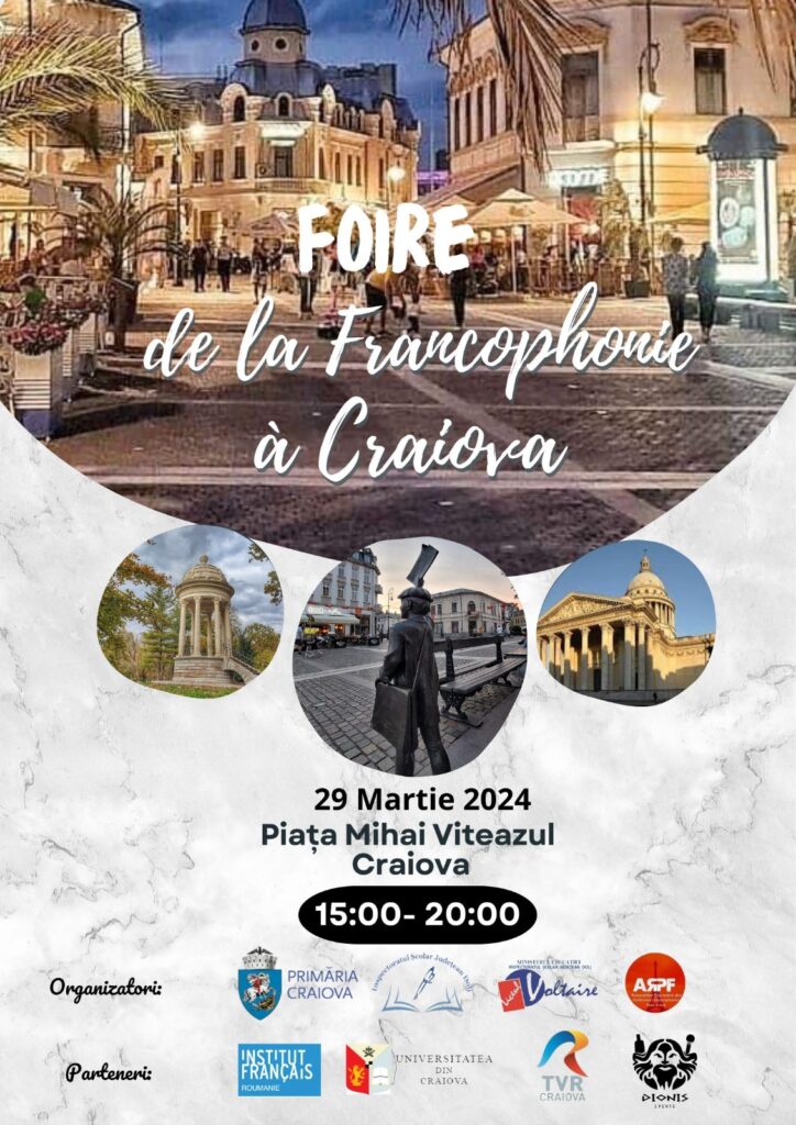 „Târgul Francofoniei”,  în  Piața „Mihai Viteazul” din Craiova