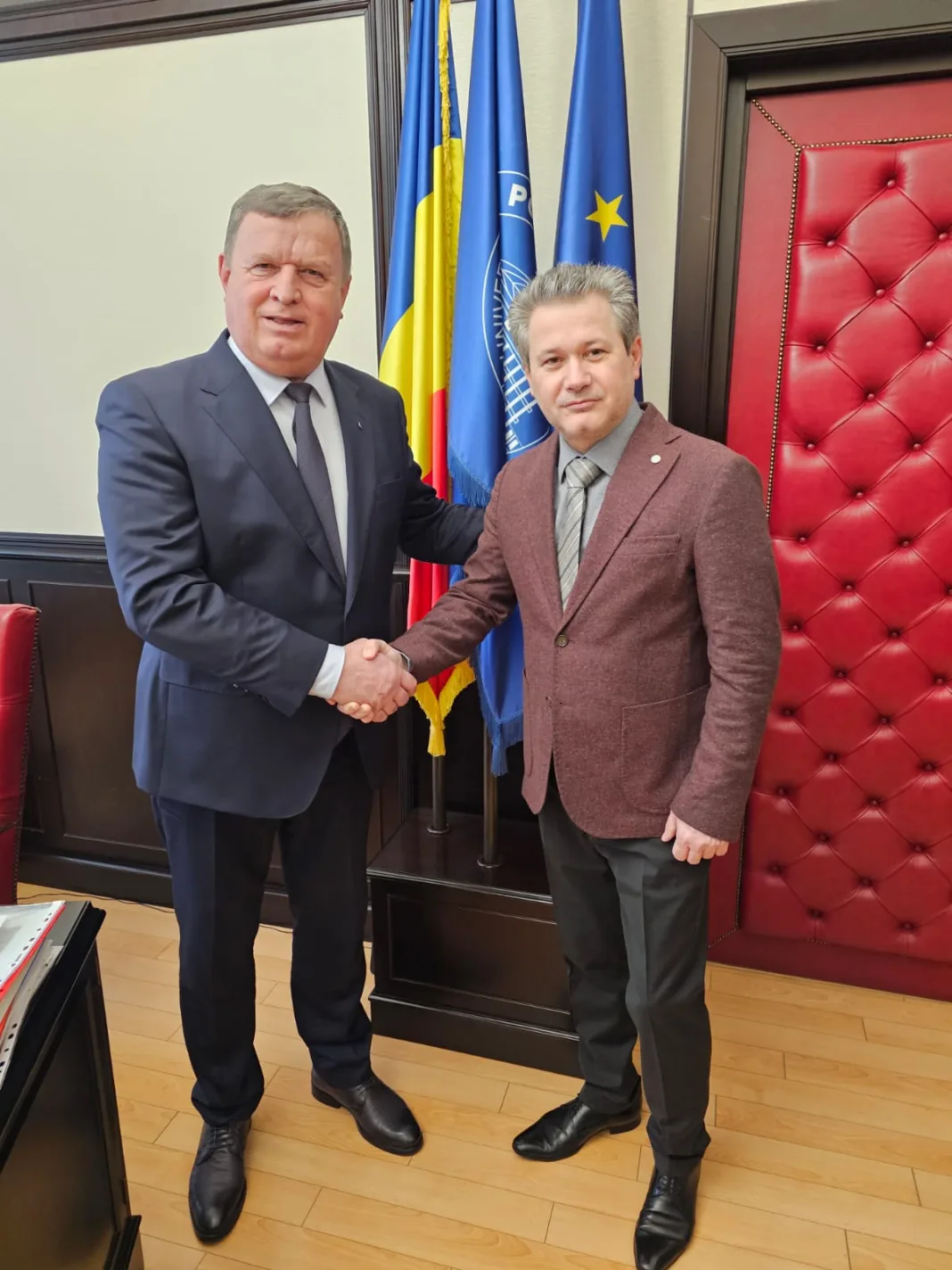 Primarul Mircia Gutău a avut o discuție de peste o oră cu rectorul Mihnea Costoiu. Politehnica București își deschide filiala la Râmnicu Vâlcea