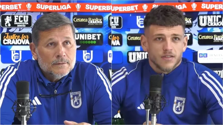 Nicolo Napoli și Dragoș Albu au prefațat partida FCU – „U“ Craiova