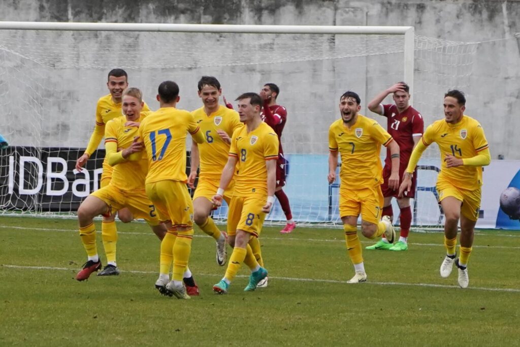 Preliminarii CE 2025 | România U21 s-a chinuit în Armenia, dar a obţinut victoria