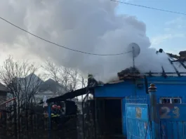 Incendiu la o locuință din Slatina