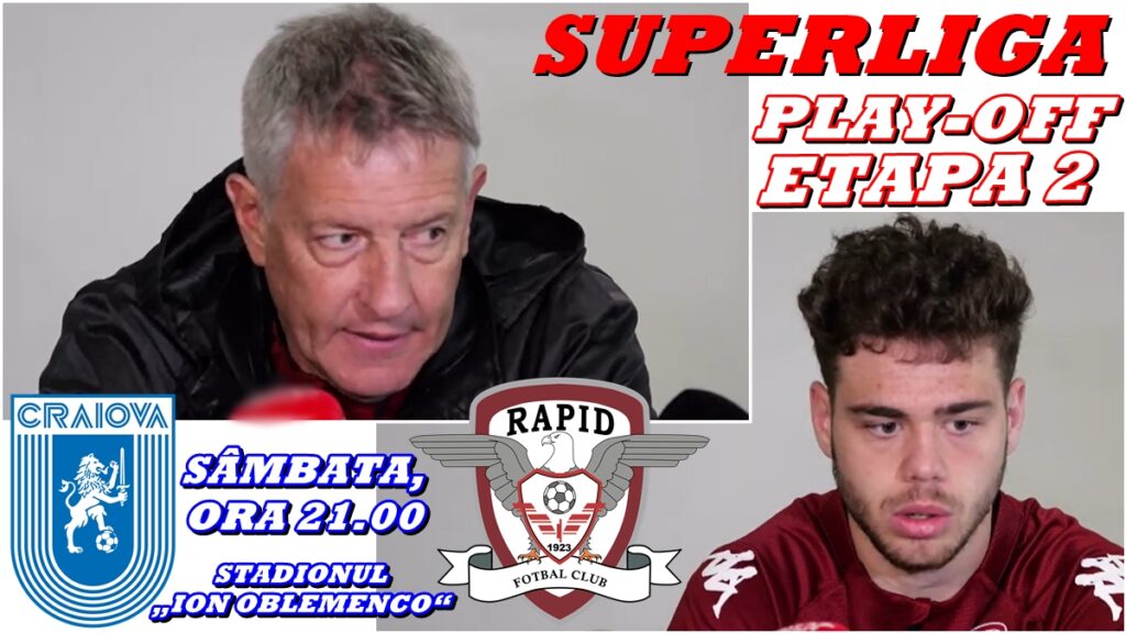 Cristiano Bergodi şi Andrei Borza au prefaţat meciul „U“ Craiova – Rapid