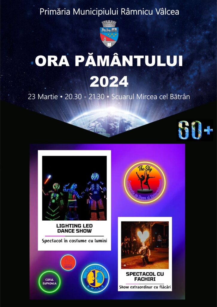 Vâlcea: Stingem lumina pentru a sărbători „Ora Pământului”